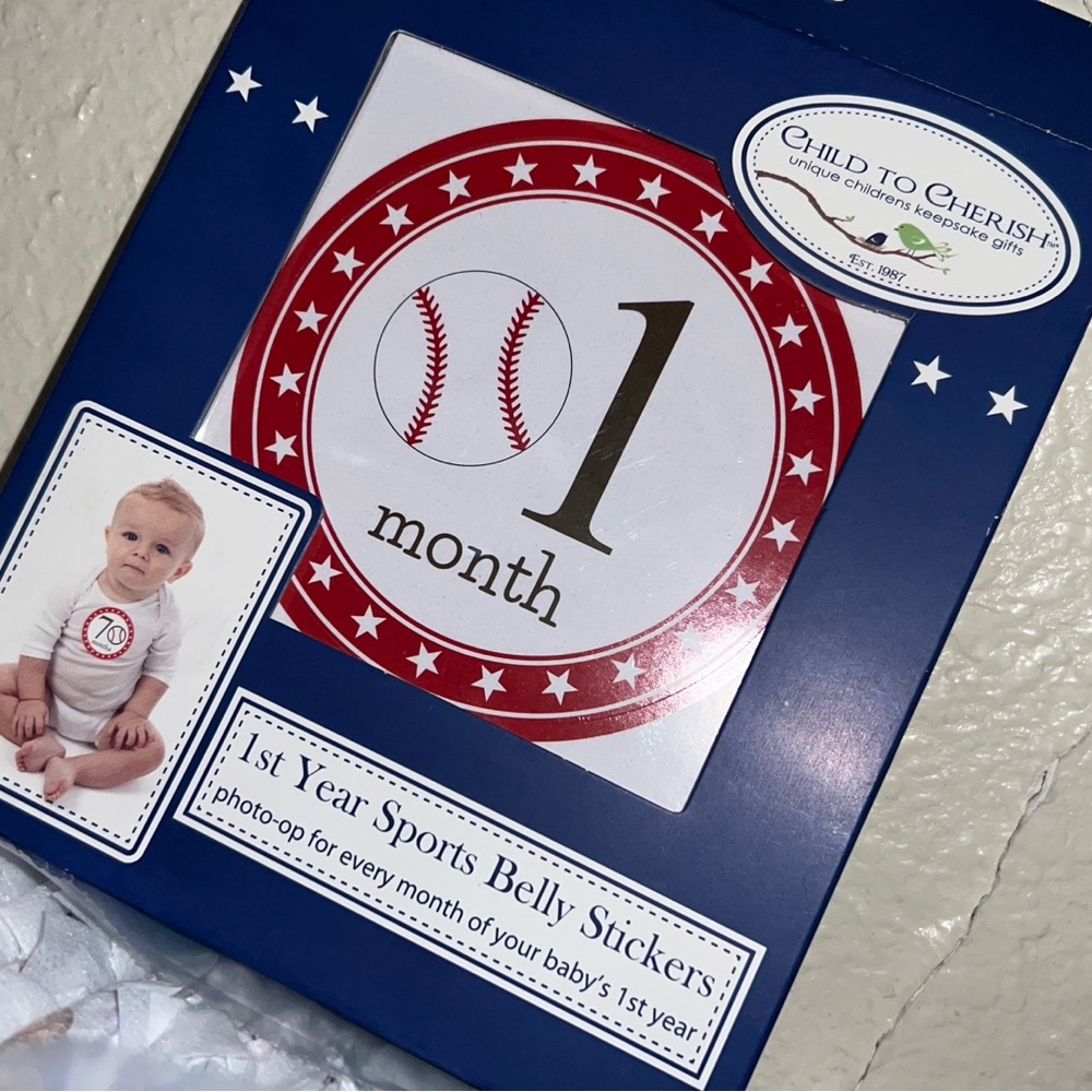 Child to Cherish Sports Belly Stickers